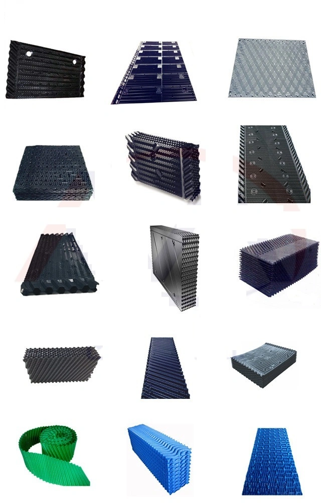 Corrugated PVC Film Fills for Cross Flow Cooling Towers Fluted PVC Fills